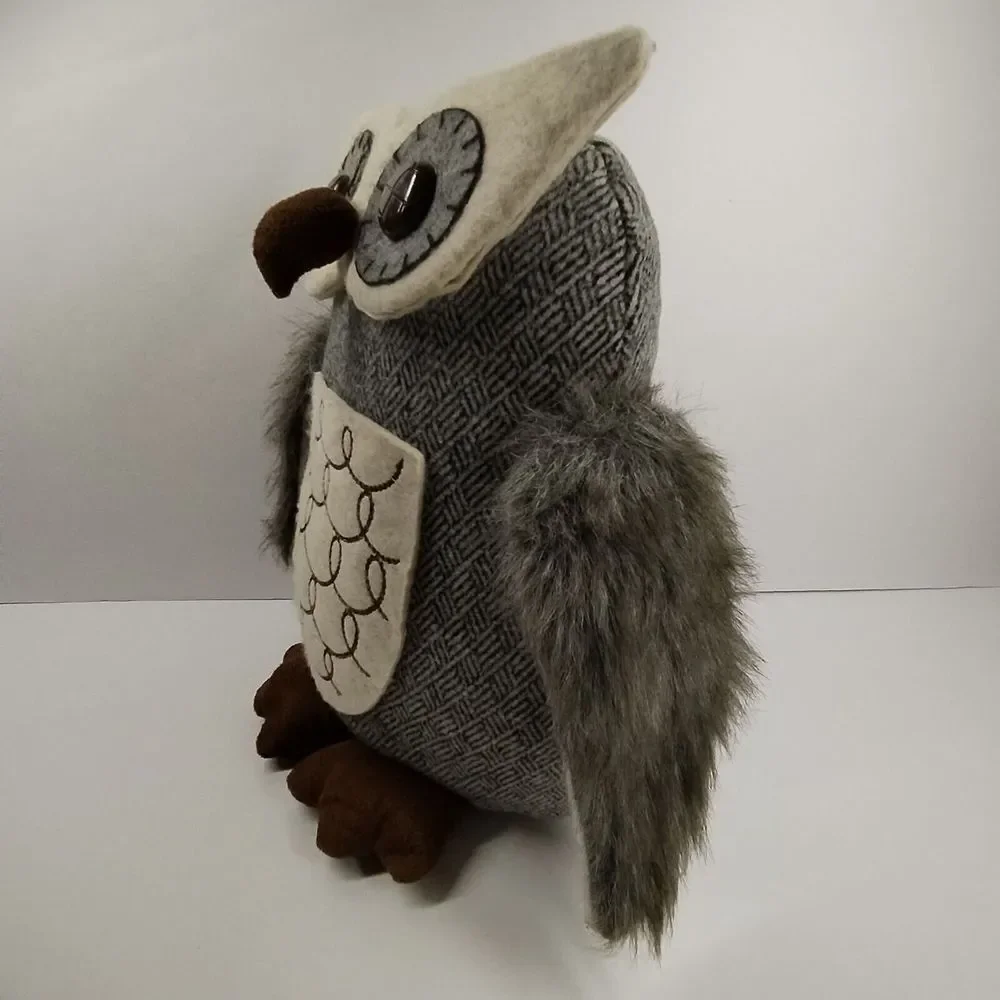 Kohl's‎ Plush Owl Weighted Brown Autumn 10.5